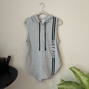 Forever 21 Sleeveless Fitness Hoodie